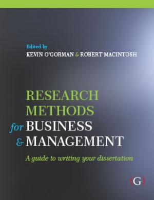 Dissertation research methods